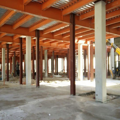 Przemysłowa hala prefabrykowana Sgs Konstrukcja stalowa Warsztat Odporność na trzęsienia ziemi